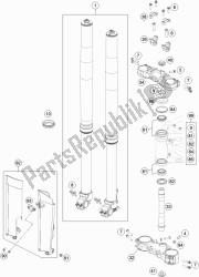 forcella anteriore, pinza tripla