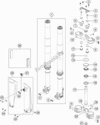 forcella anteriore, pinza tripla