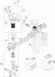 SHOCK ABSORBER DISASSEMBLED