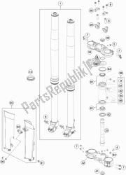 forcella anteriore, pinza tripla