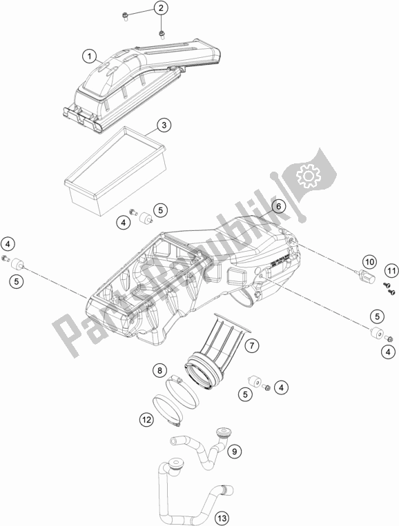 Tutte le parti per il Filtro Dell'aria del KTM 690 Enduro R US 2021