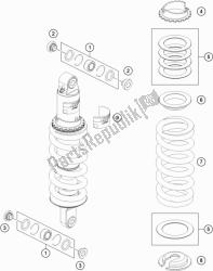 SHOCK ABSORBER DISASSEMBLED