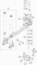 forcella anteriore, pinza tripla