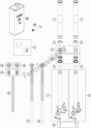 FRONT FORK DISASSEMBLED