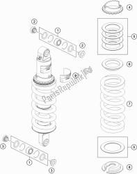 SHOCK ABSORBER DISASSEMBLED