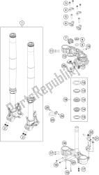 forcella anteriore, pinza tripla