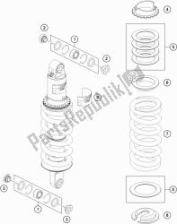 SHOCK ABSORBER DISASSEMBLED