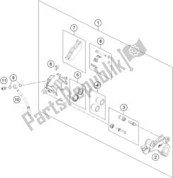 pinza de freno trasero