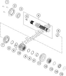 TRANSMISSION I - MAIN SHAFT