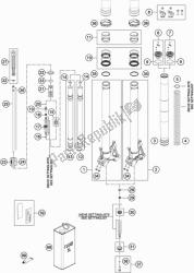 forcella anteriore smontata