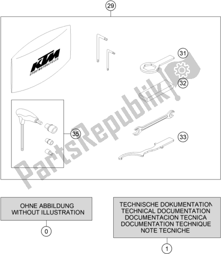 Tutte le parti per il Seperate Enclosure del KTM 790 Adventure R-IKD 2021