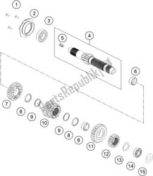 TRANSMISSION I - MAIN SHAFT