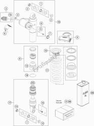 SHOCK ABSORBER DISASSEMBLED