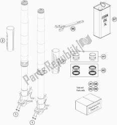 FRONT FORK DISASSEMBLED