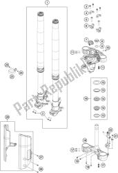 forcella anteriore, pinza tripla