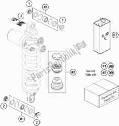 SHOCK ABSORBER DISASSEMBLED