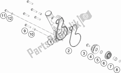Todas las partes para Bomba De Agua de KTM 790 Adventure R Rally US 2020