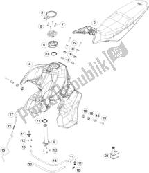 tanque, asiento