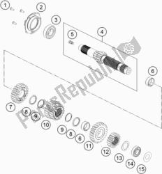 TRANSMISSION I - MAIN SHAFT