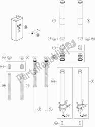 FRONT FORK DISASSEMBLED