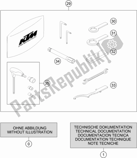 Toutes les pièces pour le Seperate Enclosure du KTM 790 Duke Black US 2019