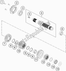 TRANSMISSION I - MAIN SHAFT