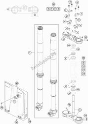 fourche avant, triple serrage