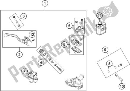 Tutte le parti per il Front Brake Control del KTM 85 SX 17/ 14 EU 2021