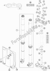 FRONT FORK, TRIPLE CLAMP