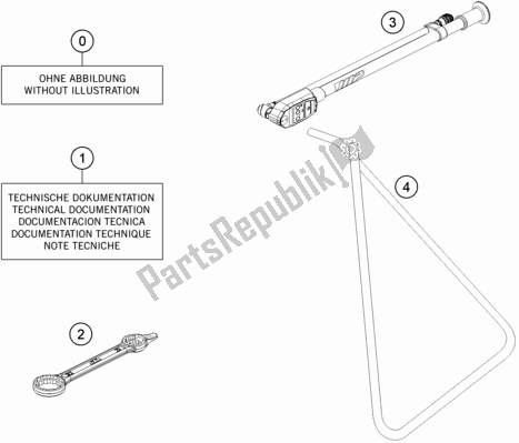 Todas las partes para Seperate Enclosure de KTM 85 SX 17/ 14 EU 2021