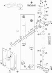 FRONT FORK, TRIPLE CLAMP