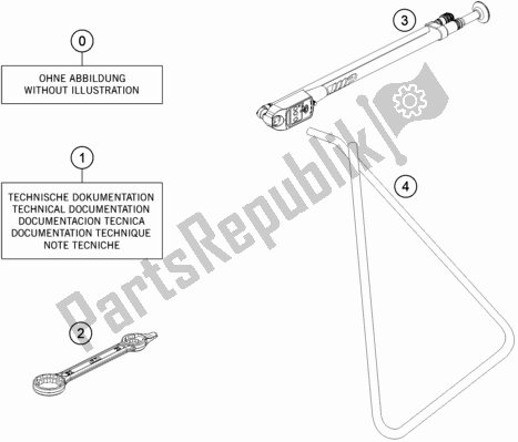 Todas las partes para Seperate Enclosure de KTM 85 SX 19/ 16 2018