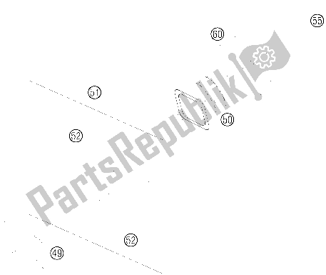 All parts for the Reed Valve Case of the KTM 85 SX 19/ 16 EU 2017