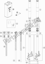 FRONT FORK DISASSEMBLED