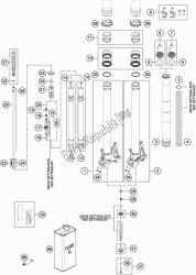 forcella anteriore smontata