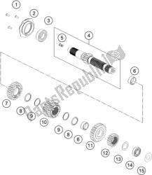 TRANSMISSION I - MAIN SHAFT