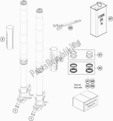 FRONT FORK DISASSEMBLED