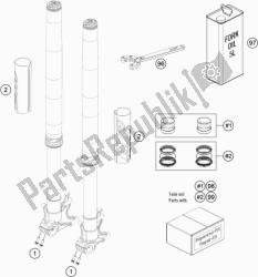 FRONT FORK DISASSEMBLED