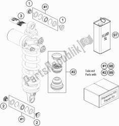 SHOCK ABSORBER DISASSEMBLED