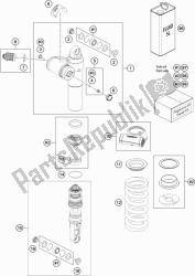 SHOCK ABSORBER DISASSEMBLED