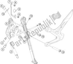 soporte lateral / central