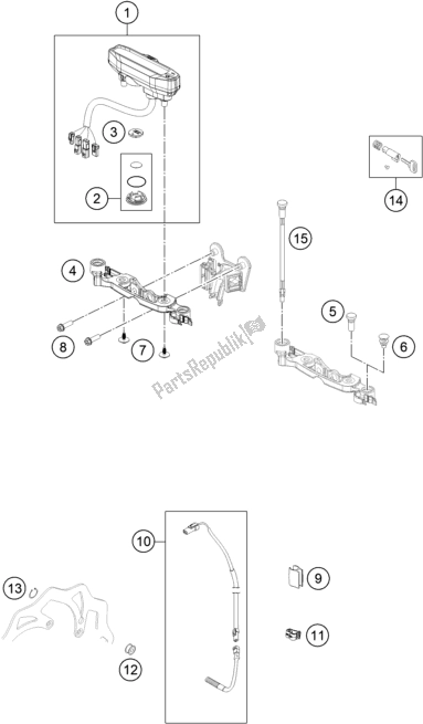 All parts for the Instruments / Lock System of the KTM EC 250 EU 2021