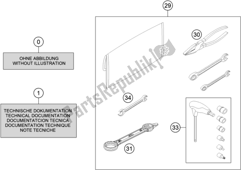 Toutes les pièces pour le Seperate Enclosure du KTM EC 250 EU 2021