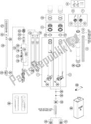 FRONT FORK DISASSEMBLED