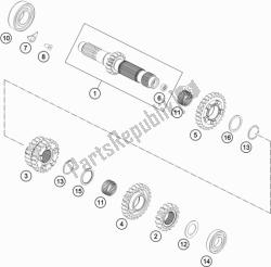 TRANSMISSION I - MAIN SHAFT