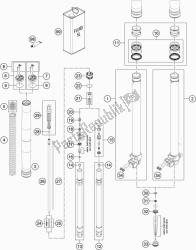 FRONT FORK DISASSEMBLED