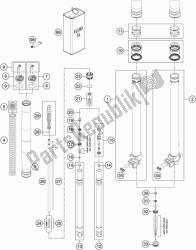 FRONT FORK DISASSEMBLED