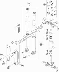 forcella anteriore, pinza tripla