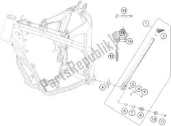 suporte lateral / central