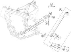 suporte lateral / central